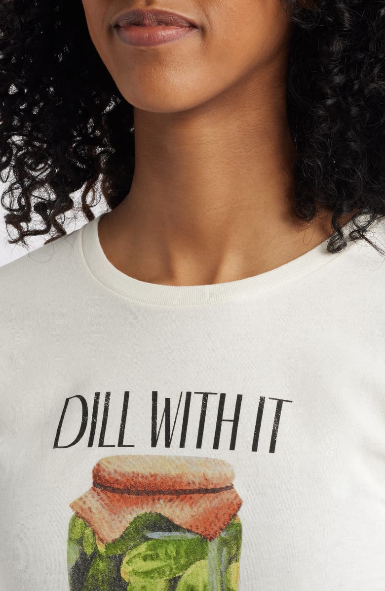 GOLDEN HOUR Dill with It Cotton Graphic T-Shirt, Alternate, color, Marshmallow