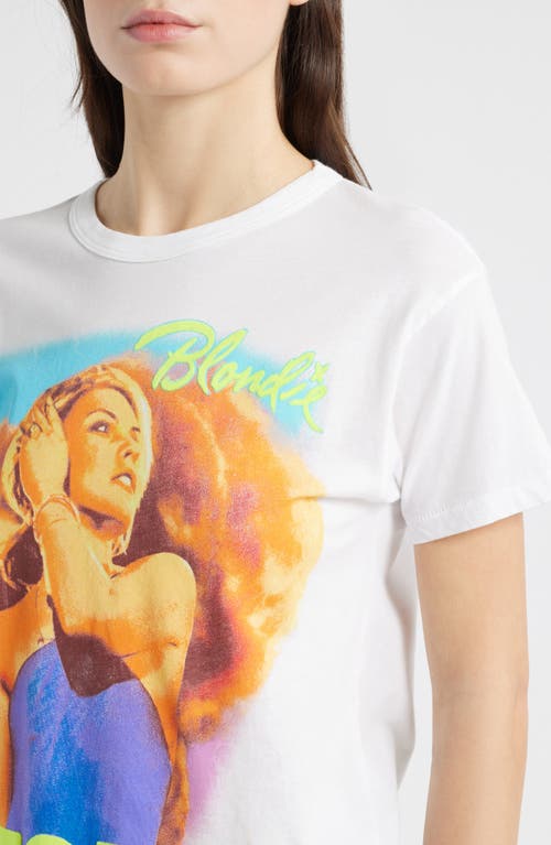 Daydreamer Blondie 'atomic' Graphic T-shirt In White