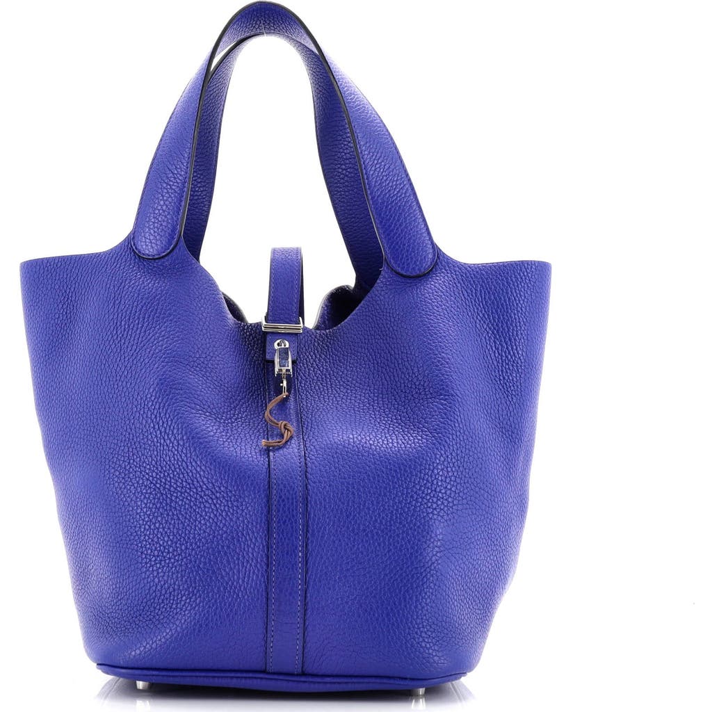 Pre-owned Hermes Hermes Picotin Lock Bag Clemence Gm