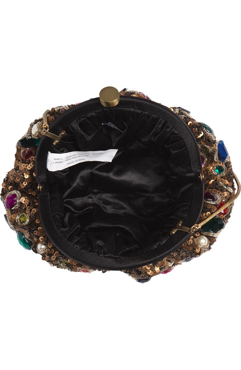 Steve Madden Jewel Frame Pouch, Alternate, color,