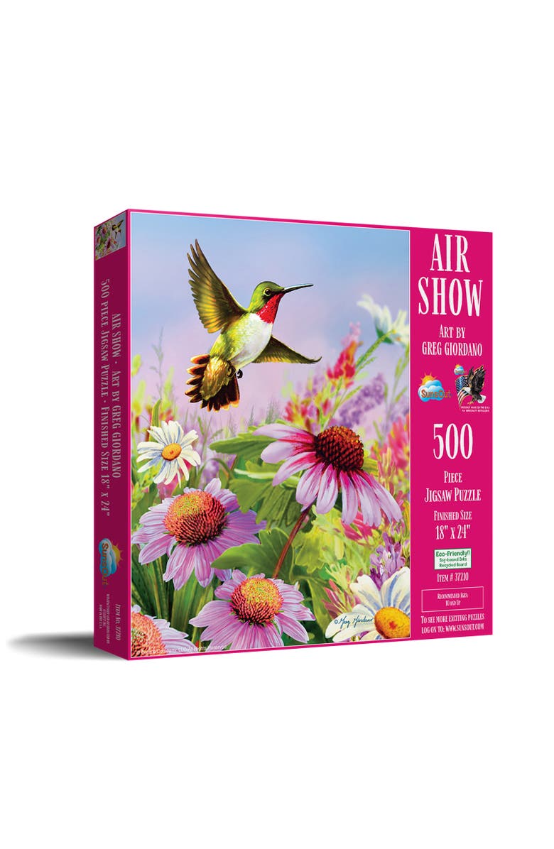 Sunsout Air Show 500 piece Jigsaw Puzzle for Adults, Main, color, Multicolor