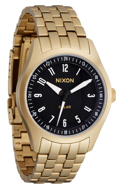 Nixon Echo Solar Automatic Bracelet Watch, 38mm In Gold