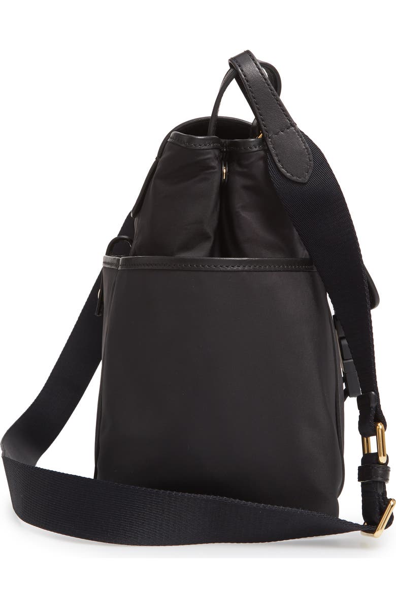Burberry Flap Nylon Diaper Bag, Alternate, color,