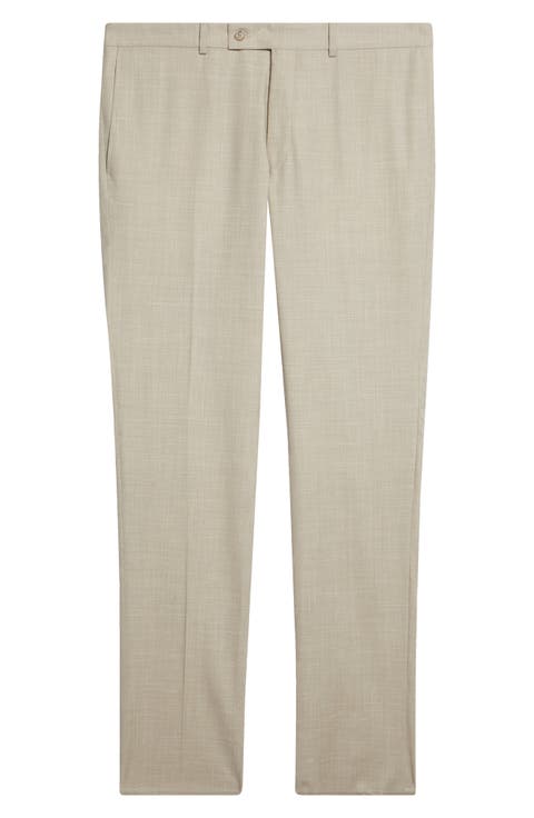 Patrick Tropical Weave Stretch Wool Blend Dress Pants