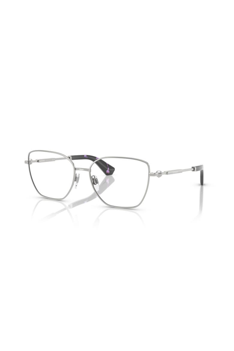 54mm Cat Eye optical glasses, Main, color, Silver