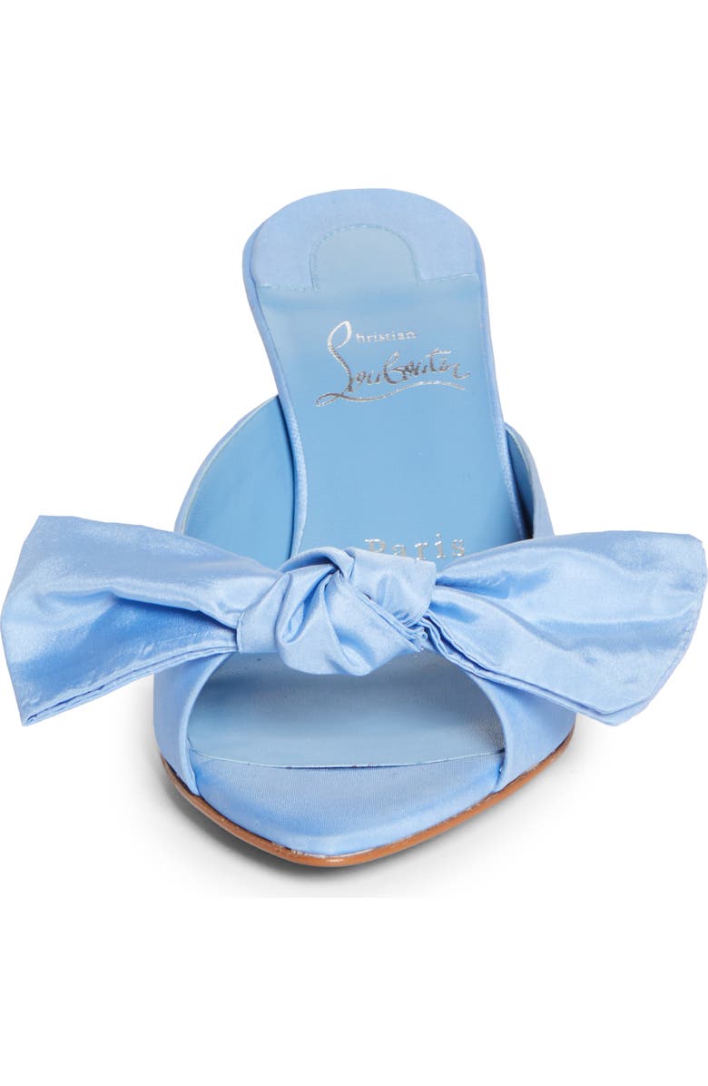 Christian Louboutin Mulazee Slide Sandal, Alternate, color, Ceruleo/ Lin Ceruleo