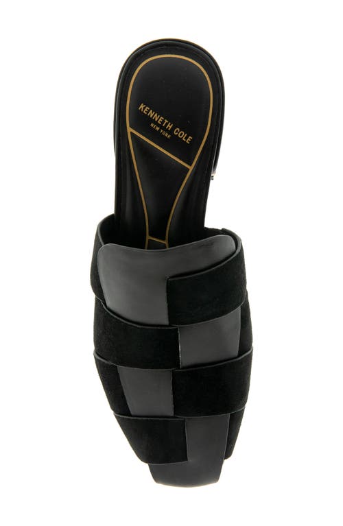 Kenneth Cole Faina Mule In Black Leather