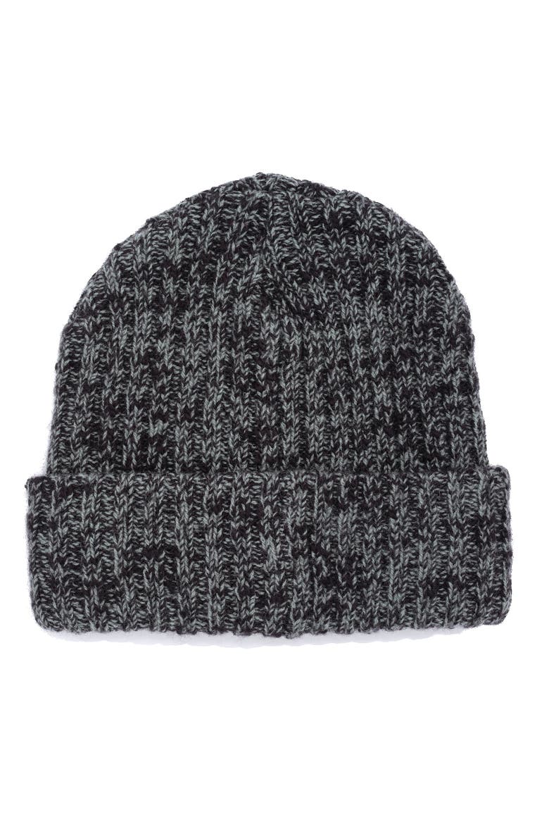 vintage marled beanie, Alternate, color, bright navy