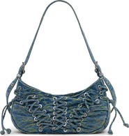 Desigual Braided Denim Shoulder Bag