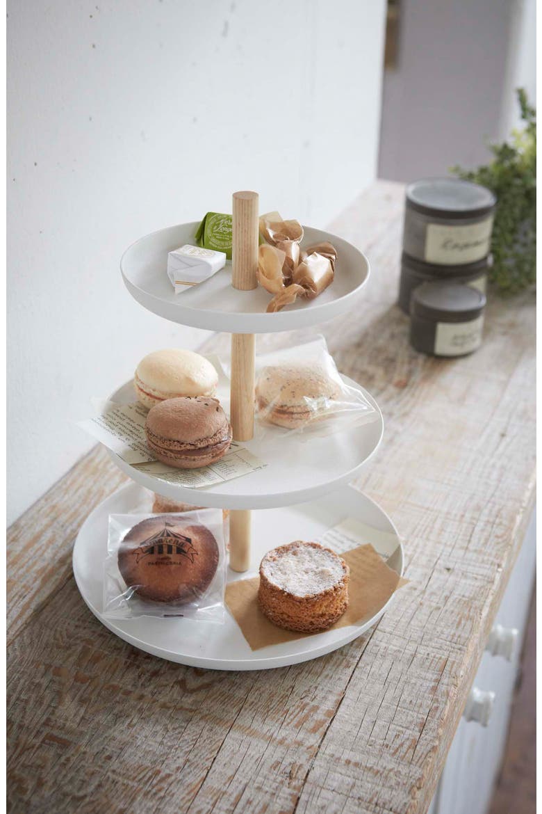 Serving Stand, Alternate, color, WHITE