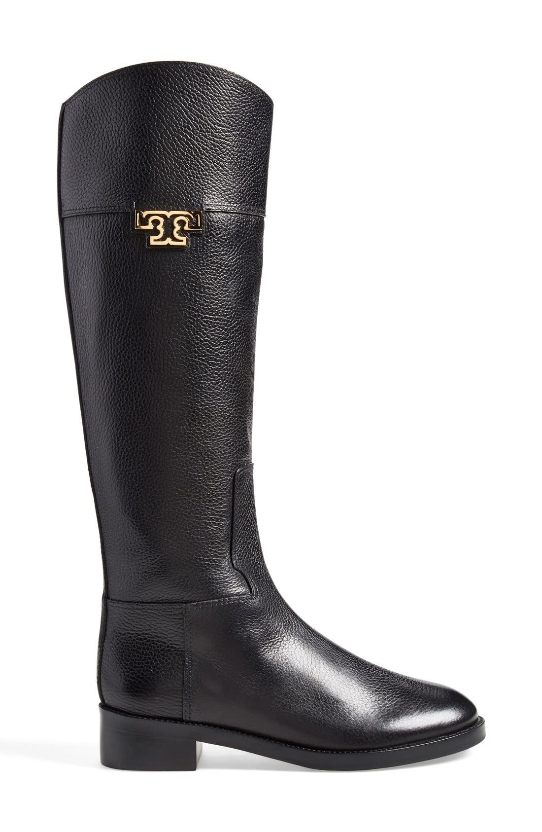 Tory Burch 'Joanna' Riding Boot, Alternate, color, 