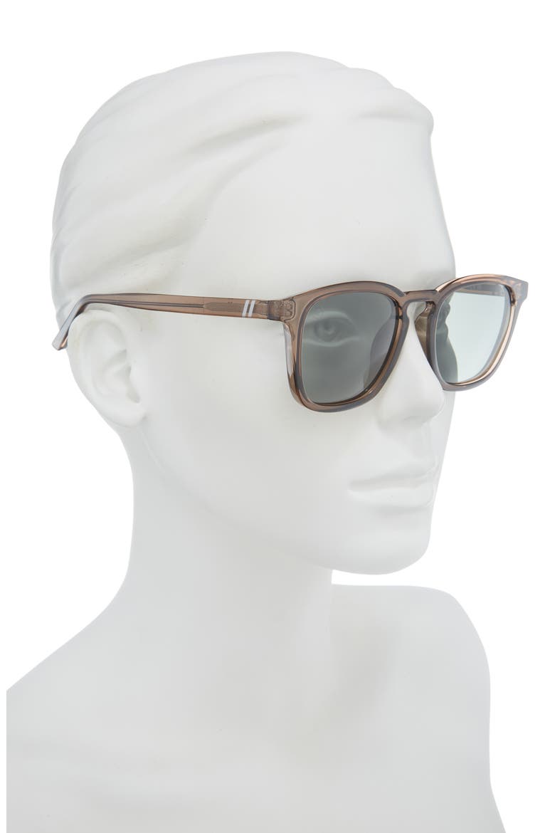 Sydney 49mm Polarized Keyhole Sunglasses, Alternate, color, EMERALD