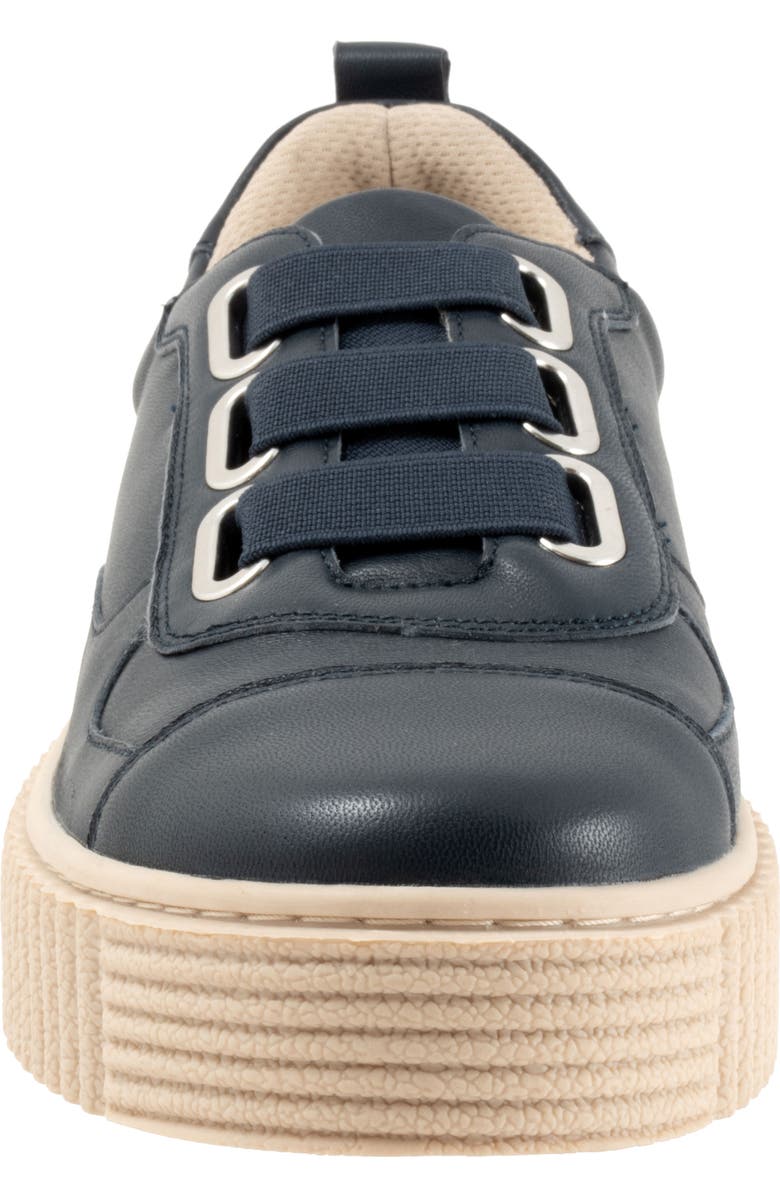 Trotters Bliss Platform Sneaker, Alternate, color, Navy