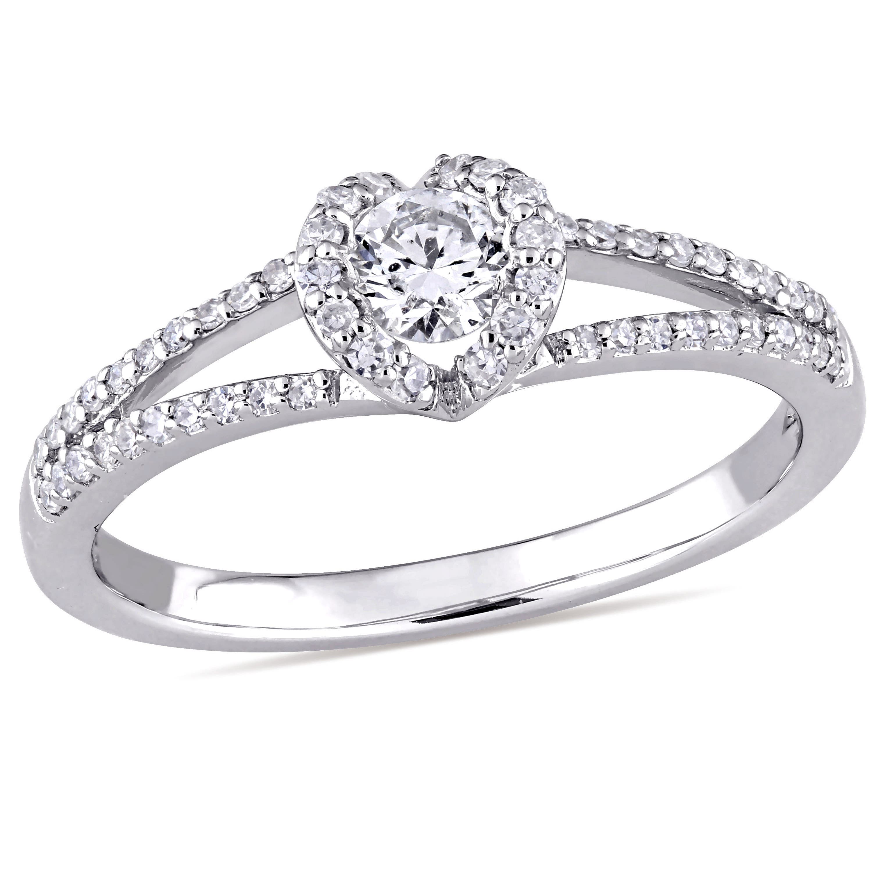 Julianna B. Diamond Split Shank Engagement Ring 14k (Women) | Nordstrom