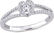 Julianna B. Diamond Split Shank Engagement Ring 14k