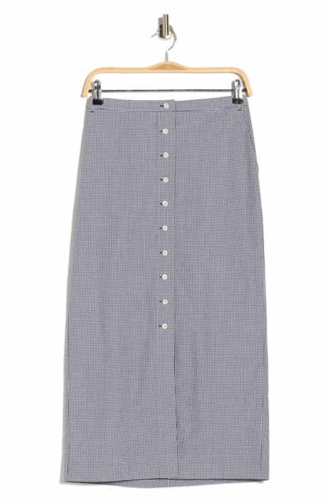 FRAME The Check Skirt