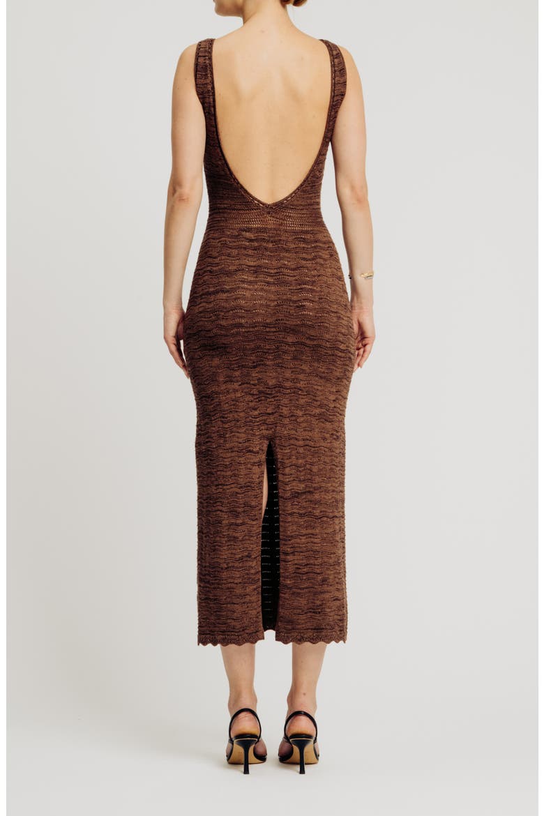 Mindy Sleeveless Knit Dress, Alternate, color, COCO MARL