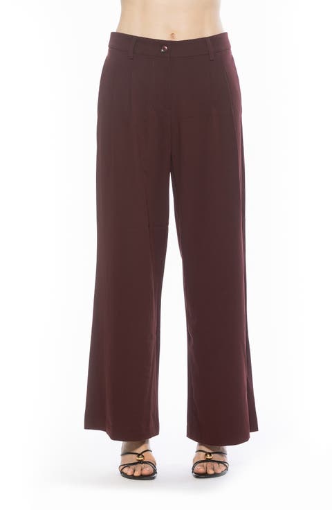 Quinn Pleated Wide Leg Pants