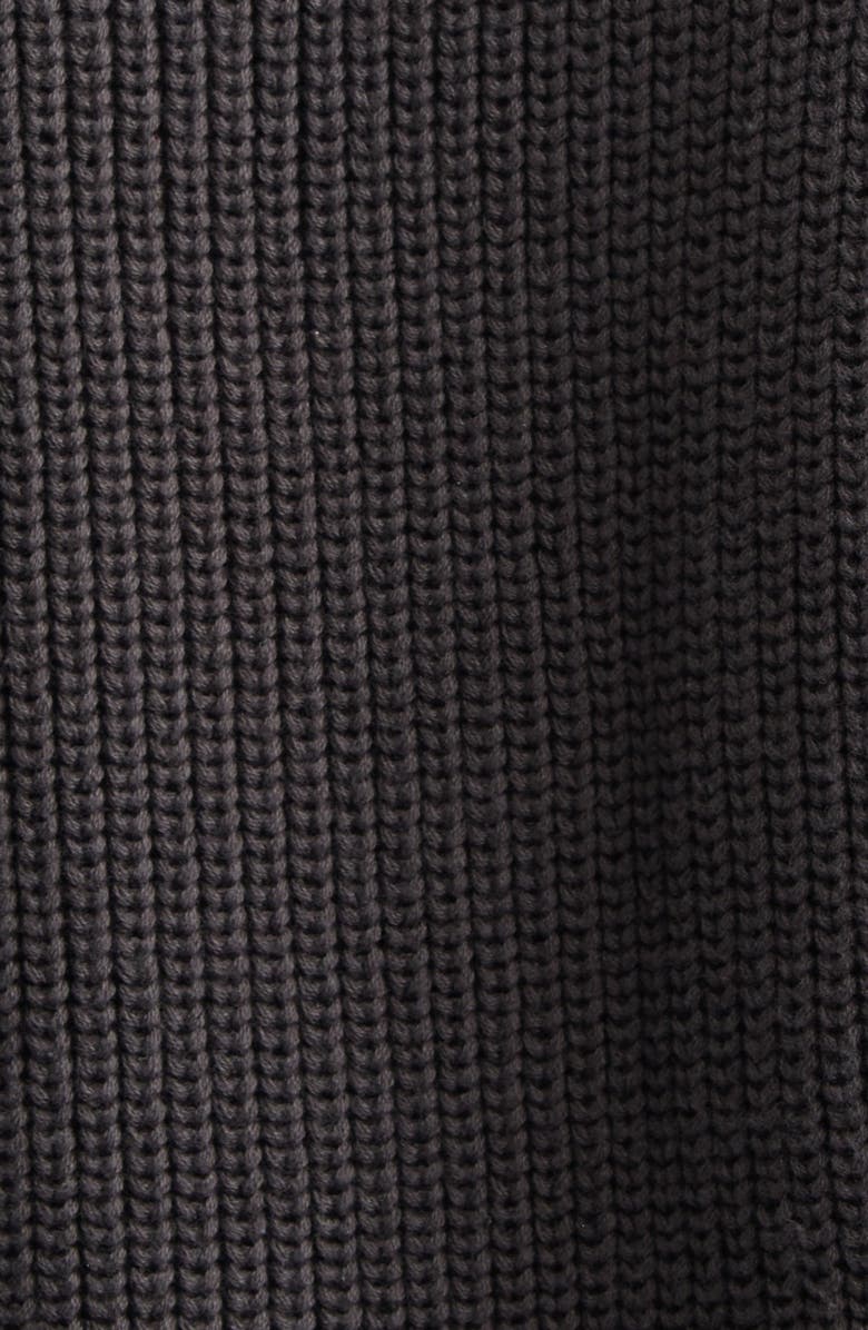 EMILY DAWN LONG Ribcage Cotton Crewneck Sweater, Alternate, color, Diesel