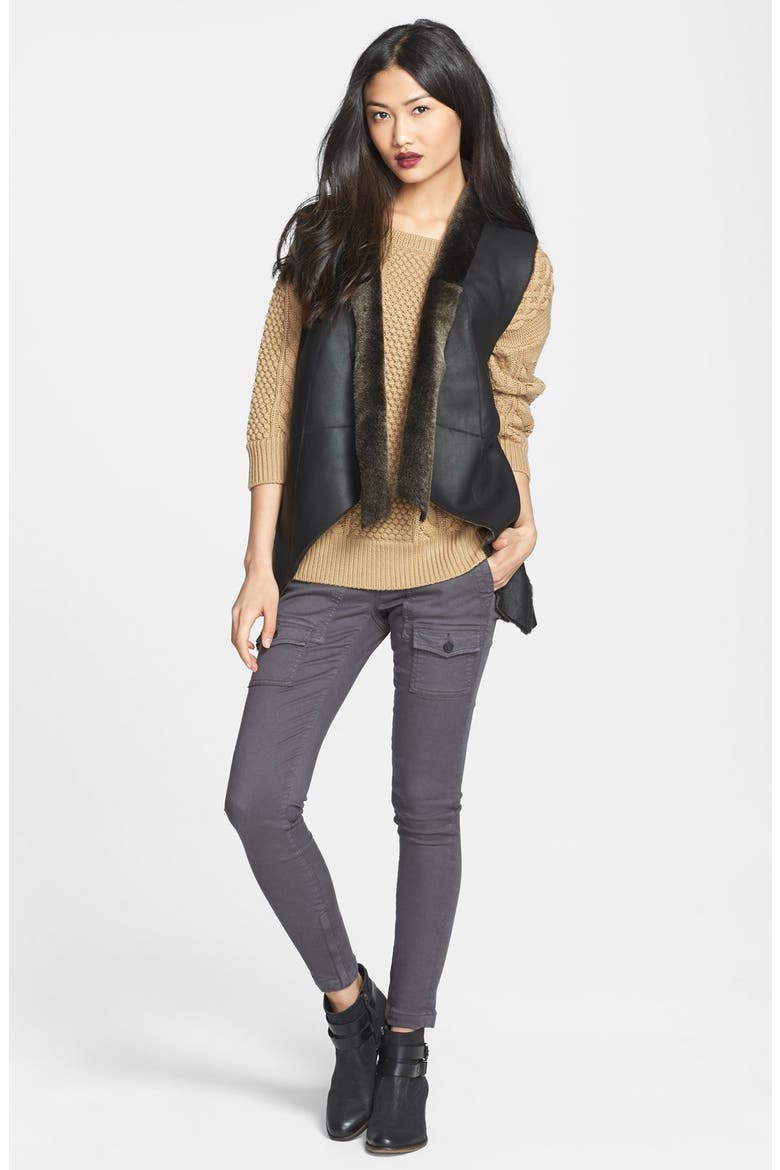 'Haya' Merino Wool Sweater, Alternate, color, CAMEL