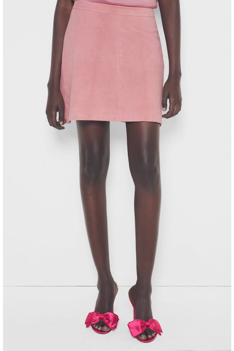 Candy Supersuede Skirt, Alternate, color, Mauve