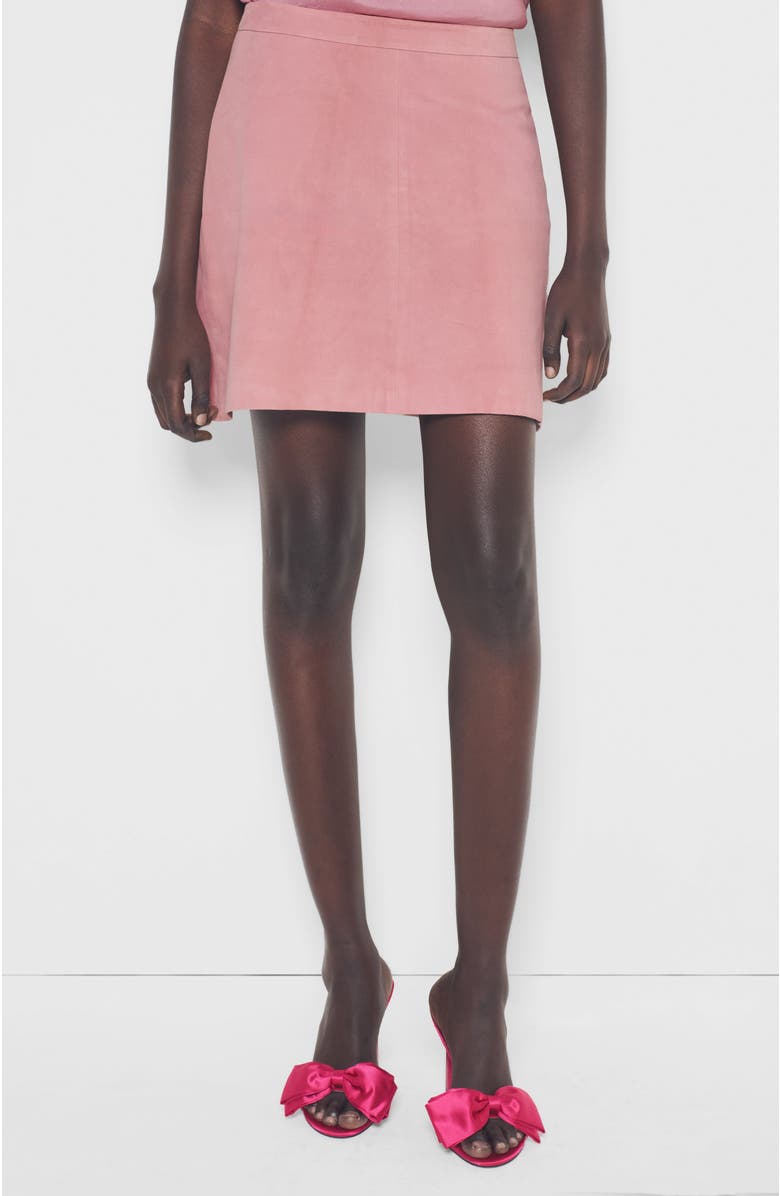 AS by DF Candy Supersuede Skirt, Alternate, color, Mauve