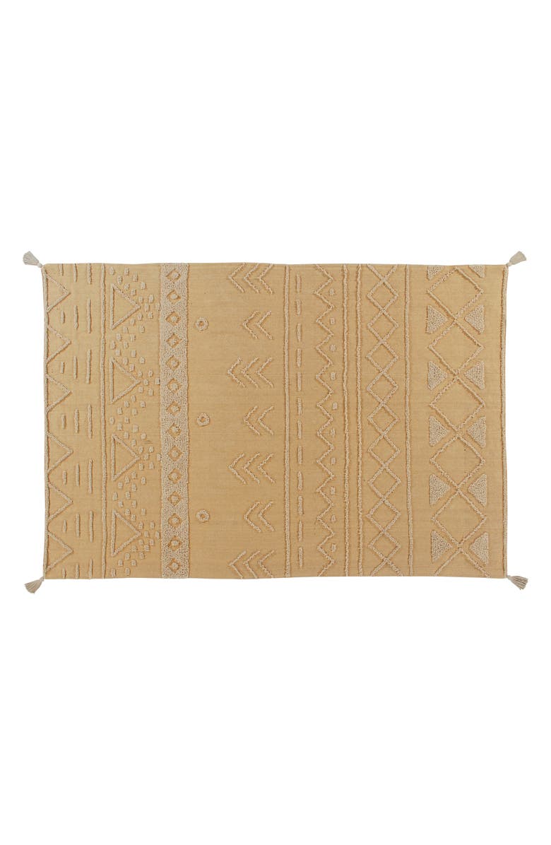 Lorena Canals Tribu Washable Cotton Blend Rug, Main, color,