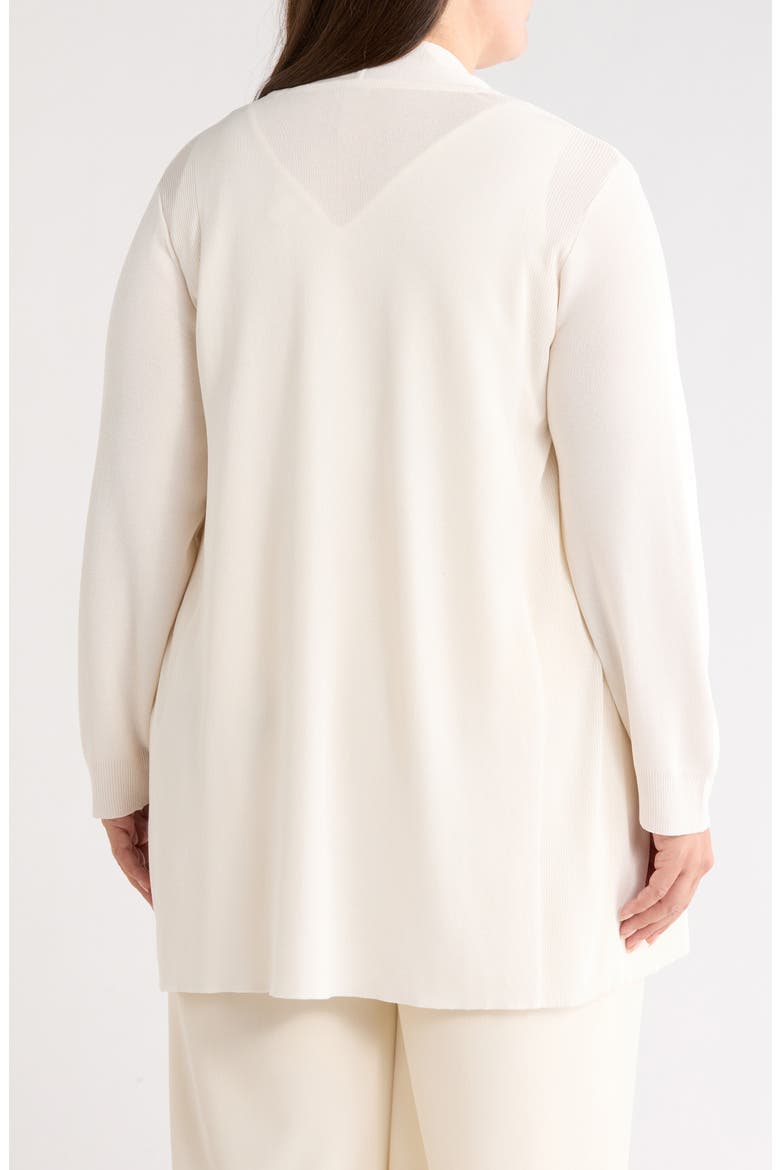Pocket Open Front Cardigan, Alternate, color, WHITE DOVE