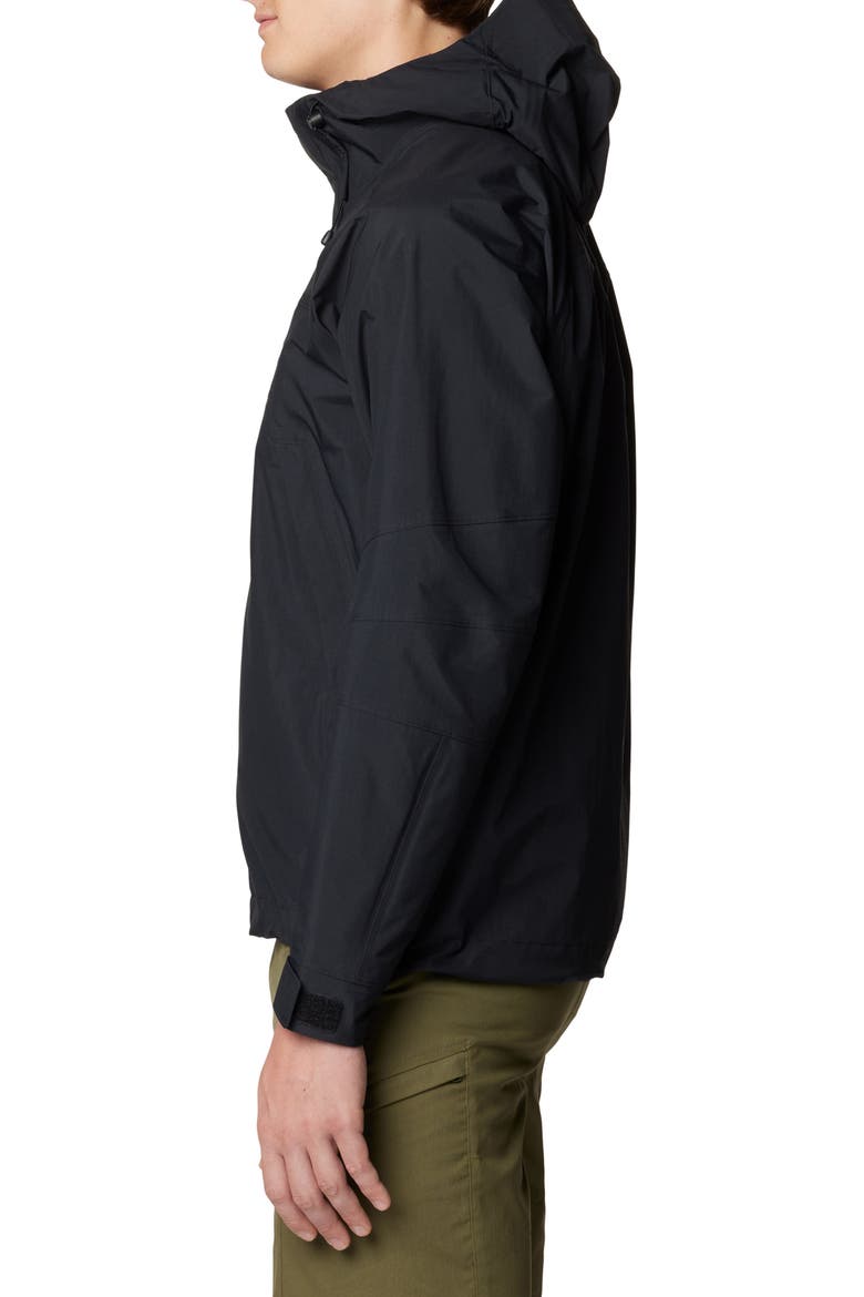 Dry Times Waterproof Jacket, Alternate, color, BLACK