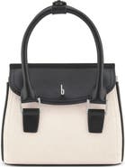 behno Mini Coco Canvas & Leather Satchel