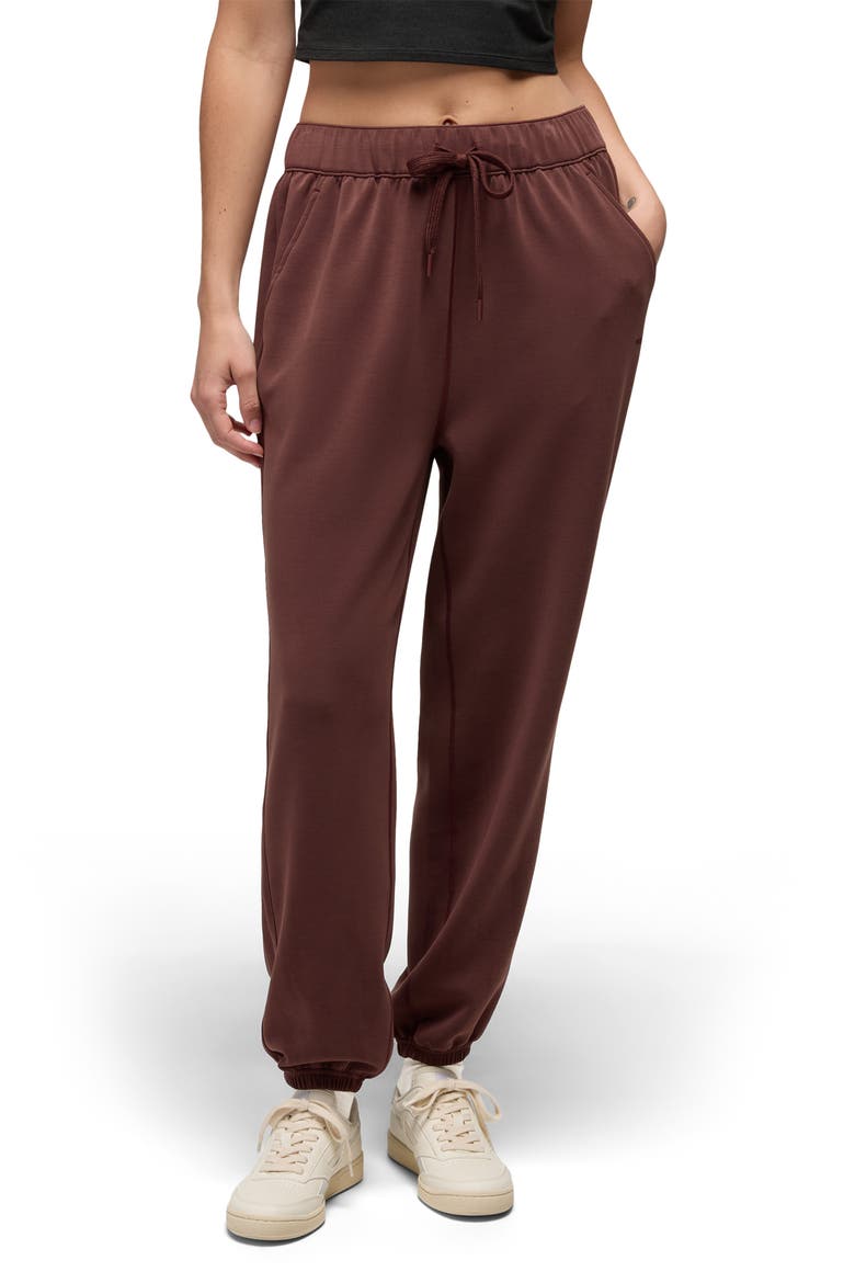 Shea High Waist Drawstring Joggers, Main, color, CACAO