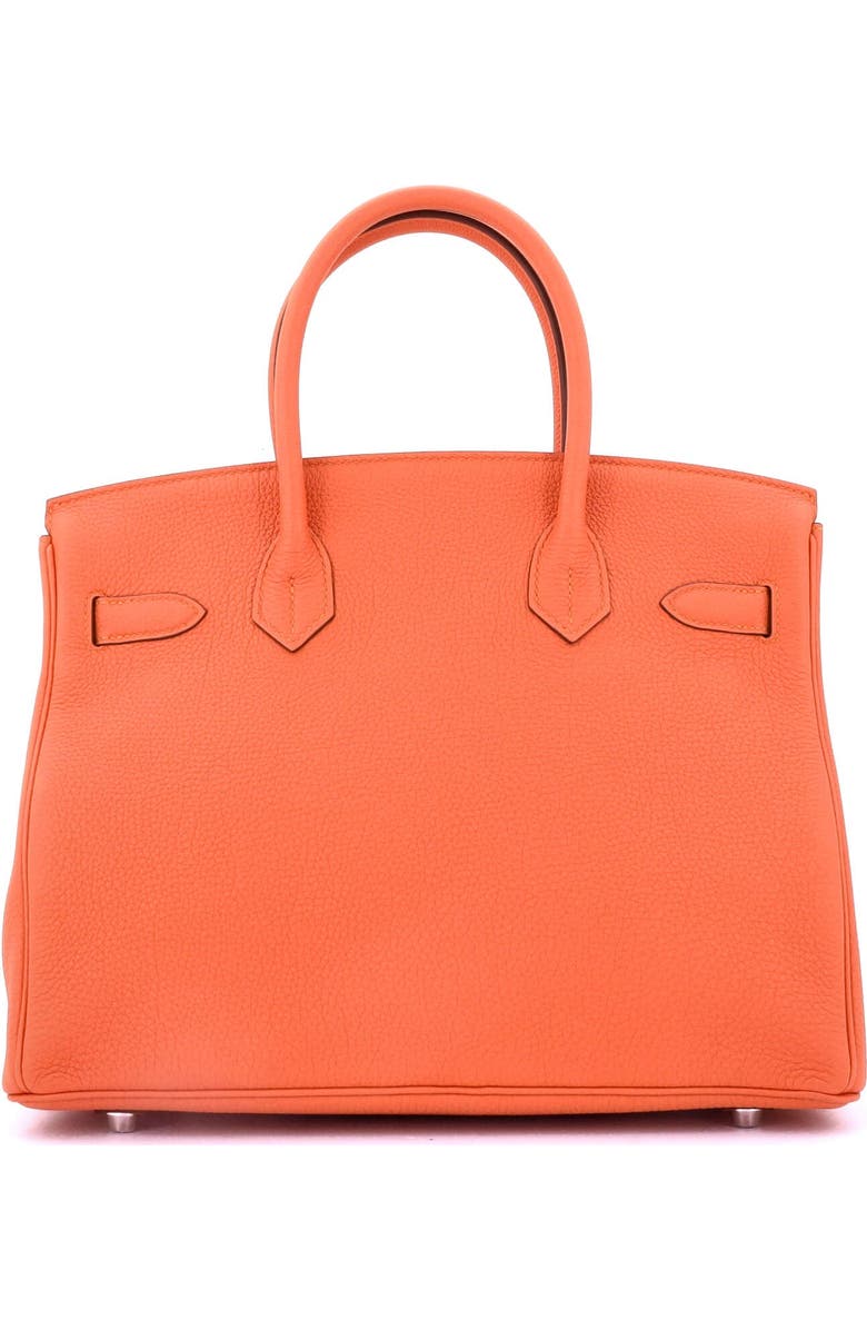Pre-Owned Hermes Birkin Handbag Orange Togo with Palladium Hardware 30, Alternate, color, Feu