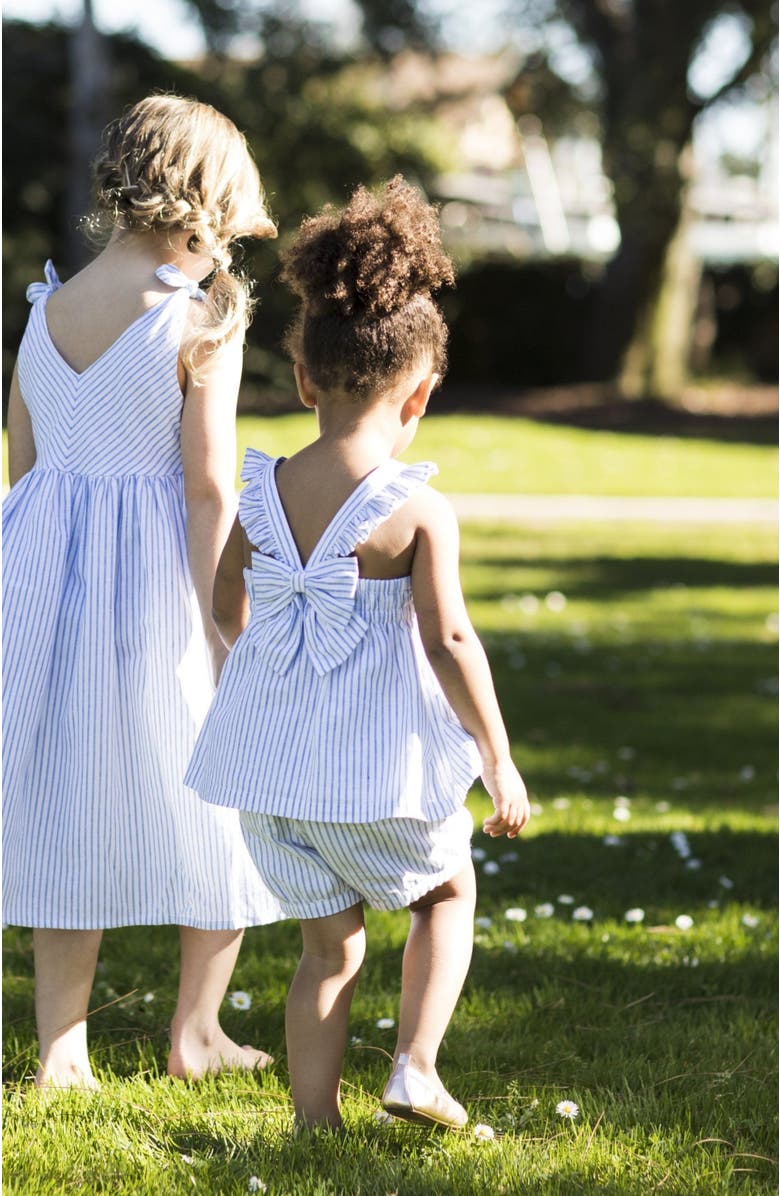 Hope & Henry Baby Girls' Bow Shoulder Swing Dress, Infant, Alternate, color, 