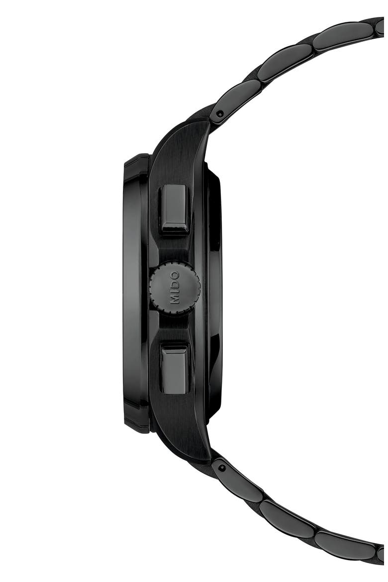 Multifort TV Big Date Automatic Watch, 41.2mm x 42mm, Alternate, color, BLACK