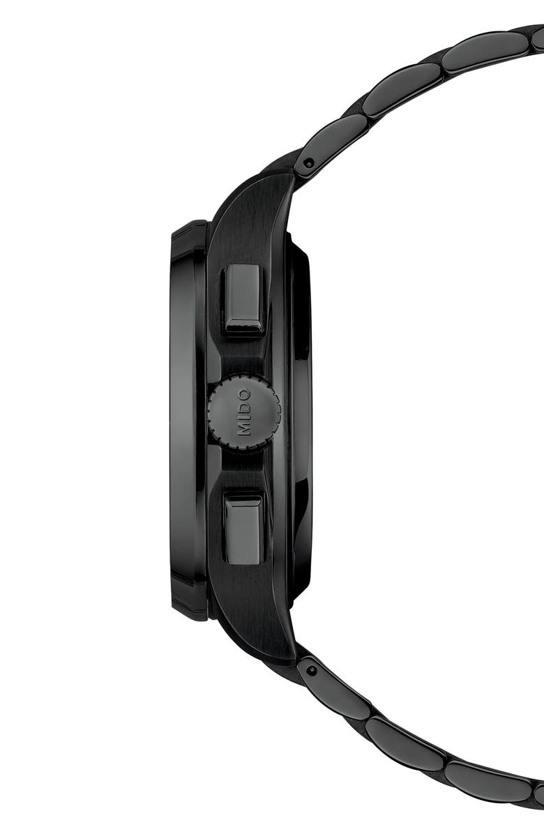 MIDO Multifort TV Big Date Automatic Watch, 41.2mm x 42mm, Alternate, color, Black