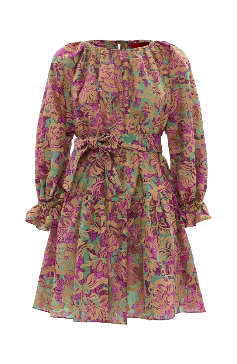 La DoubleJ The Uma Mini Dress, Alternate, color, Lilium Purple