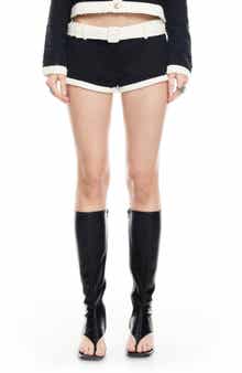 LIONESS Afterglow Belted Low Rise Shorts
