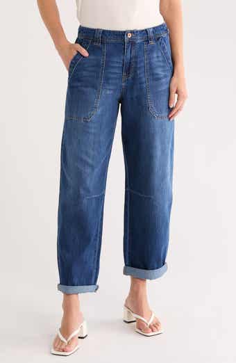 Sanctuary Rider Cuffed Barrel Leg Jeans