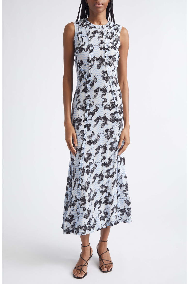Isabelle Jersey Midi Dress, Main, color, CIEL