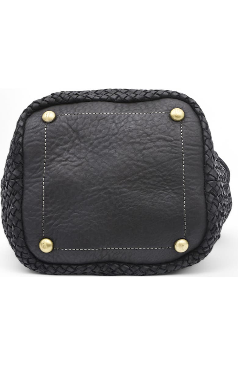 Bolsa Nova Lisa Woven Mini Tote, Alternate, color, Black
