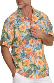 Tommy Bahama Coast Ease Golden Garden Short Sleeve Button-Up Shirt