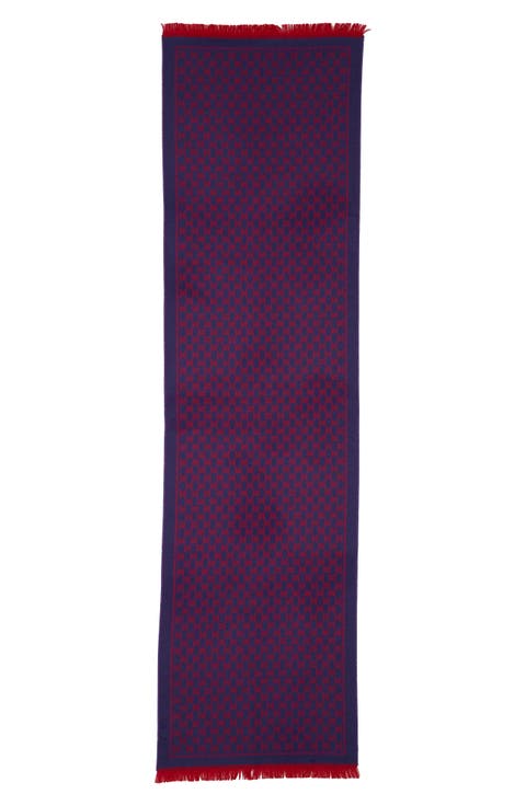 GG Jacquard Wool Scarf