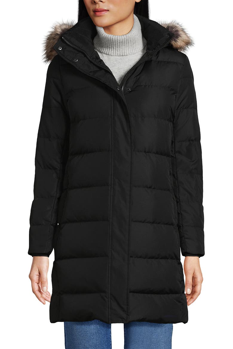 Petite Max 600 Down Puffer Coat, Main, color, Black