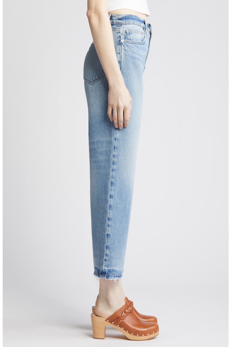 Le Jane High Waist Ankle Straight Leg Jeans, Alternate, color, RHODE GRIND
