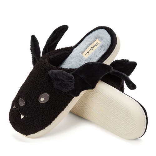 Dearfoams Halloween Scuff Slipper In Black