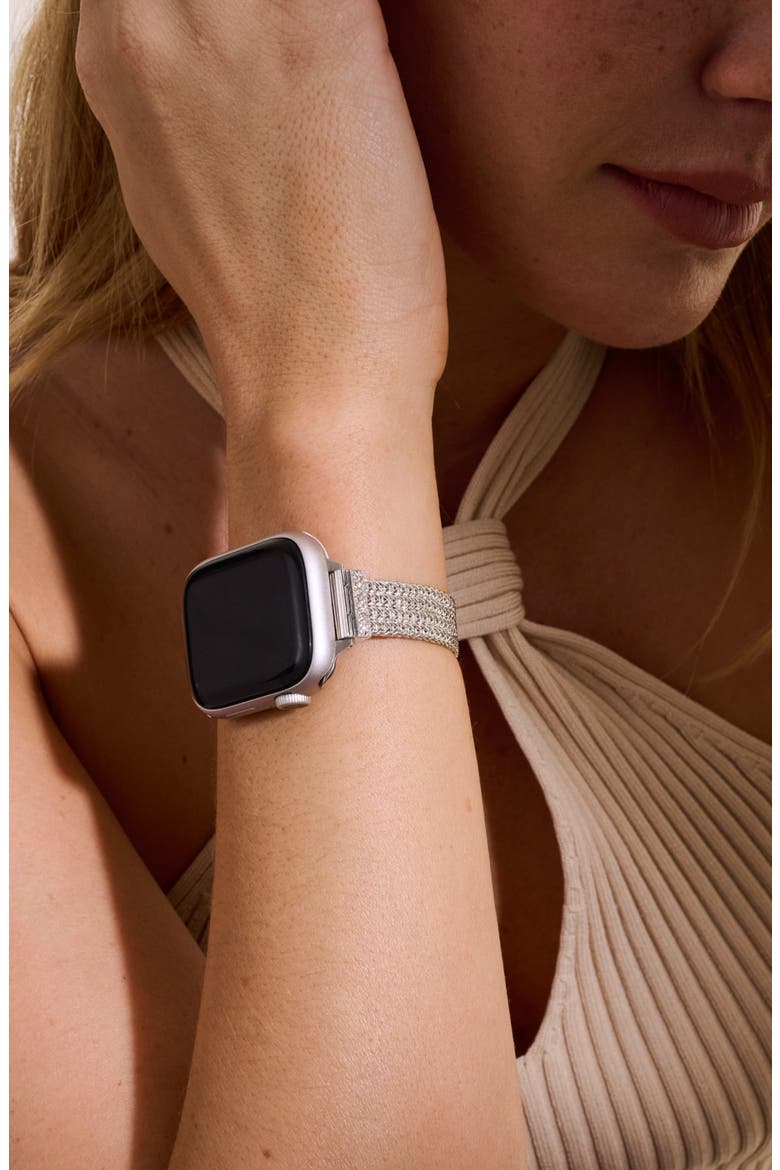 Smart Watch Strap, 12mm, Alternate, color, SILVER