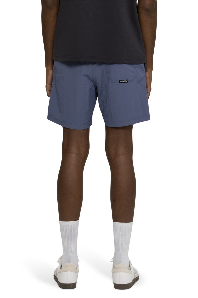 Maui Tag Nylon Swim Trunks, Alternate, color, SLATE