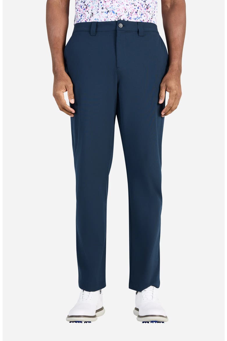 Flat Front Performance Golf Pants, Main, color, NAVY