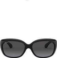 Ray-Ban Jackie Ohh 58mm Polarized Sunglasses