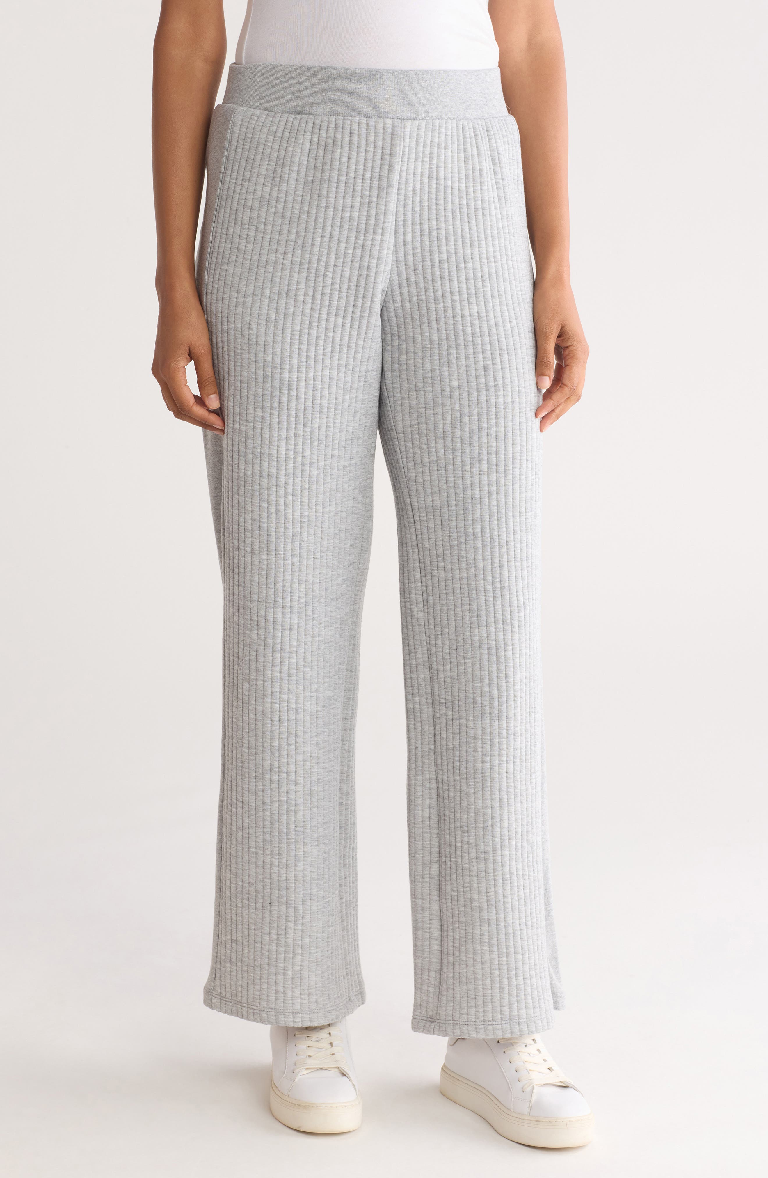 T Tahari Ribbed Pull-On Pants